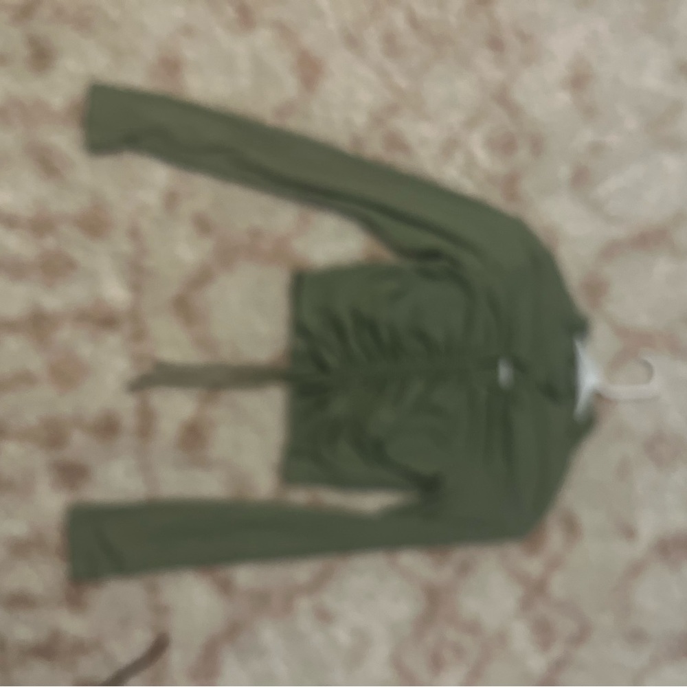 Fashion Nova Olive Green Blouse